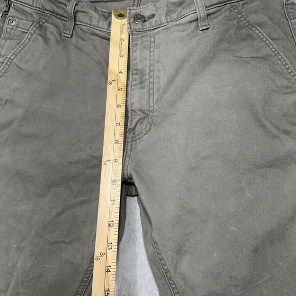 Signature Levi Strauss Mens Pants Sz 32x31‎ Gray Athletic Chino Classic Denim - Picture 3 of 14